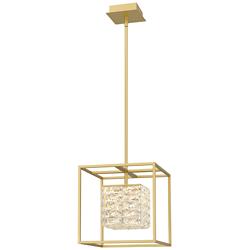 Dazzle Integrated LED Soft Gold Pendant