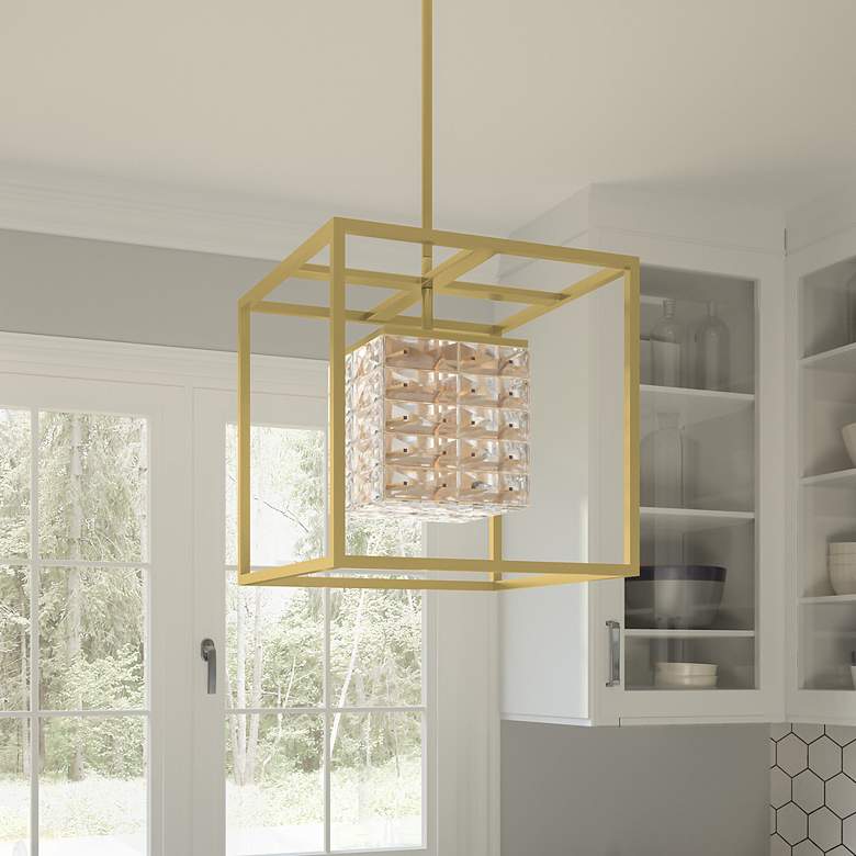 Image 1 Dazzle Integrated LED Soft Gold Pendant