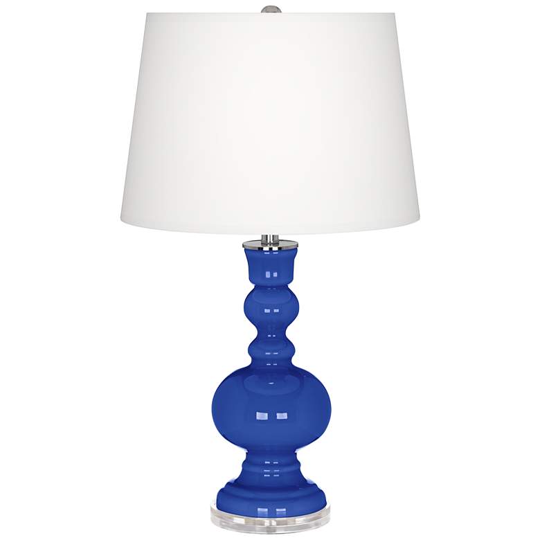 Image 2 Dazzling Blue Apothecary Table Lamp with Dimmer