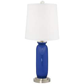 Image4 of Dazzling Blue Carrie Table Lamp Set of 2 with Dimmers more views