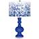 Dazzling Blue Mosaic Giclee Apothecary Table Lamp
