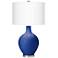 Dazzling Blue Ovo Table Lamp