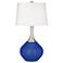 Dazzling Blue Spencer Table Lamp with Dimmer