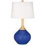 Dazzling Blue Wexler Table Lamp with Dimmer