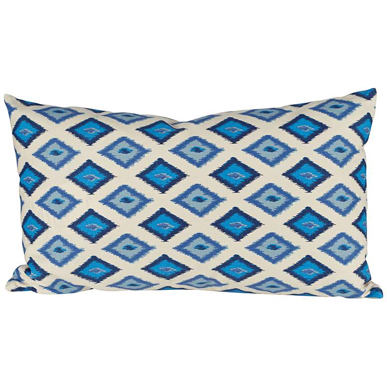 Image 1 Dazzling Kite Blue 20 inch Lumbar Pillow