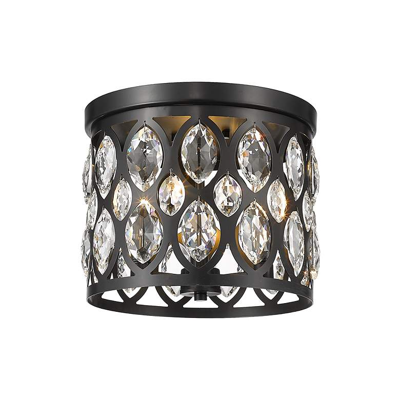 Image 5 Dealey 11 3/4" Wide Matte Black Ceiling Light more views