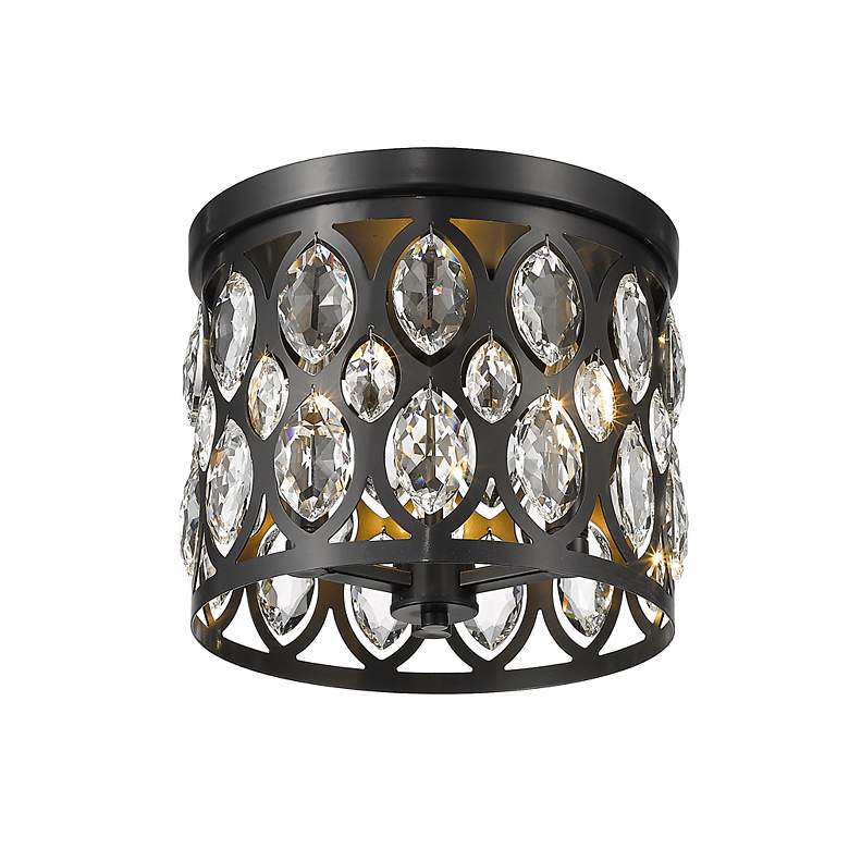 Image 6 Dealey 11 3/4" Wide Matte Black Ceiling Light more views