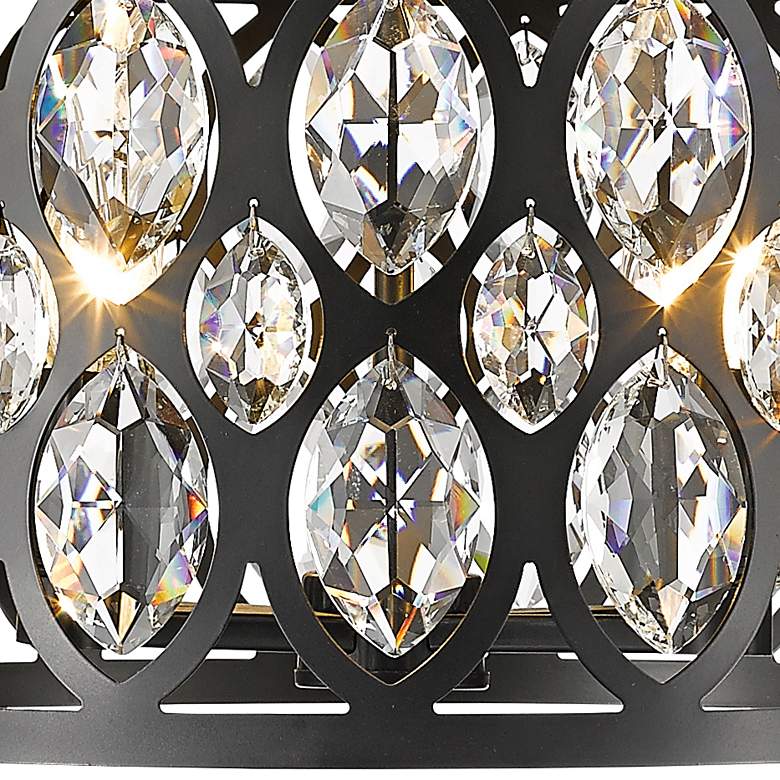 Image 4 Dealey 15 3/4" Wide Matte Black 4-Light Ceiling Light more views