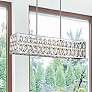 1_Dealey 9 1/4"W Crystal Chrome 7-Light Kitchen Island Light Chandelier