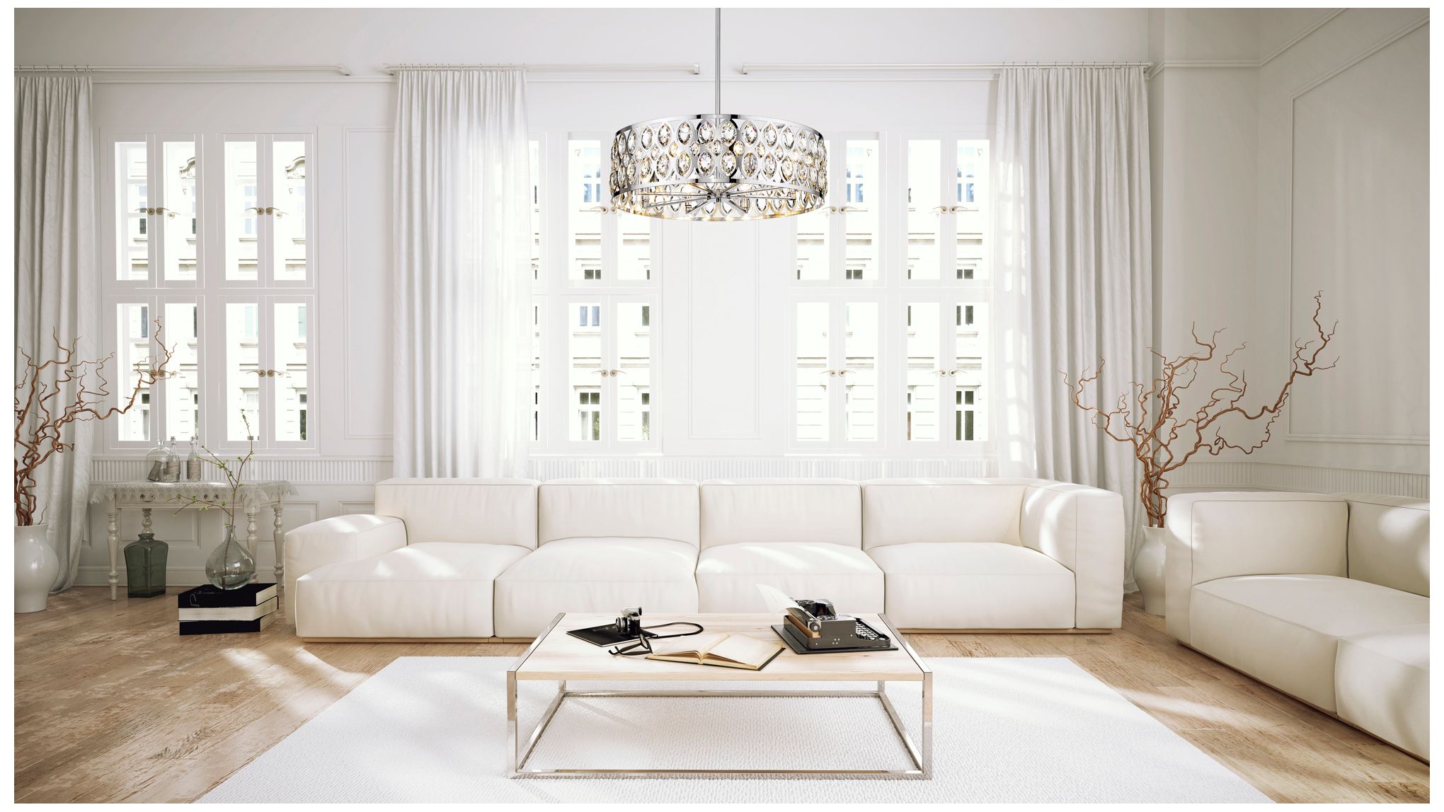 Image 3 Dealey by Z-Lite Chrome 30.25 inch 8 Light Chandelier more views