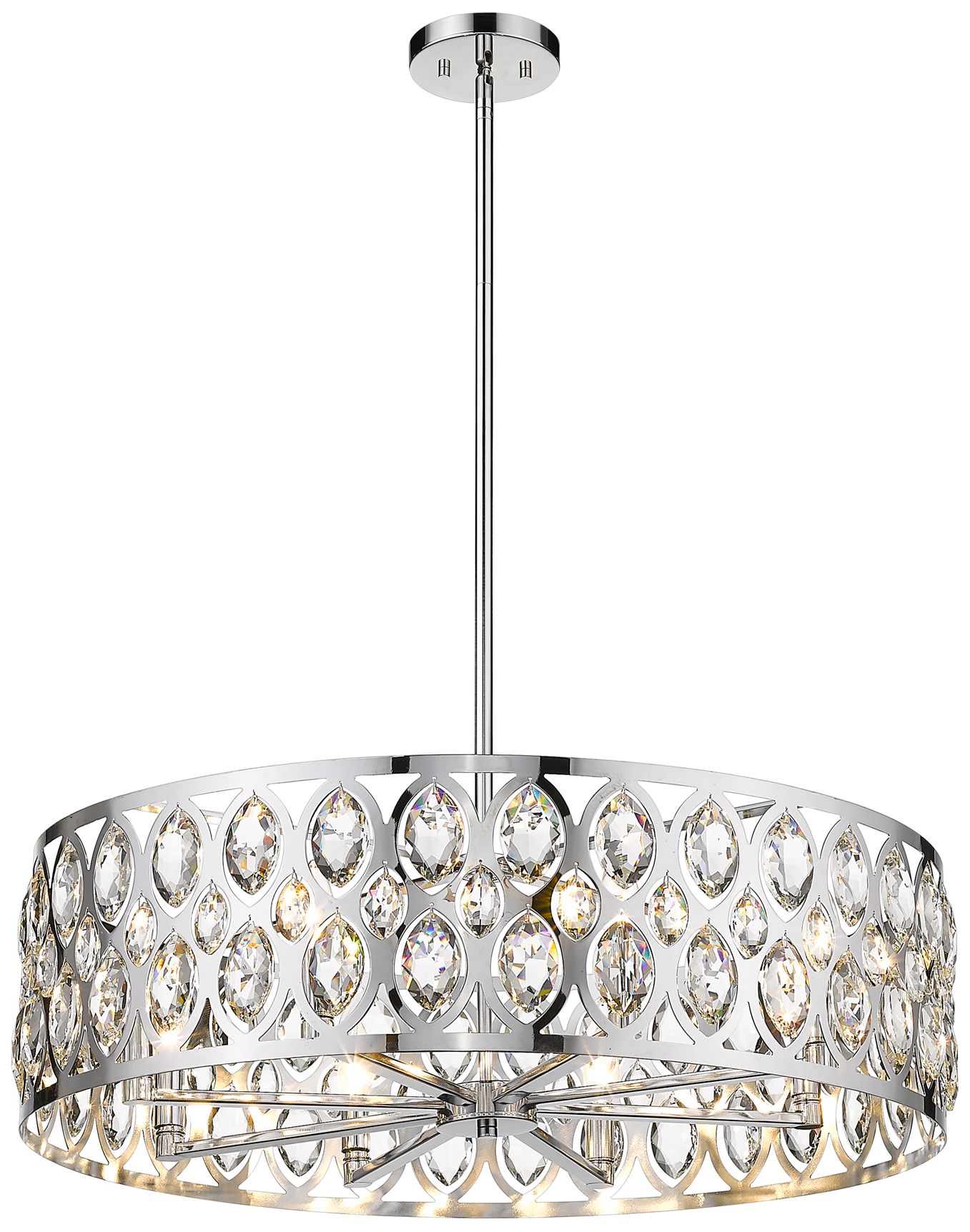 Image 5 Dealey by Z-Lite Chrome 30.25 inch 8 Light Chandelier more views