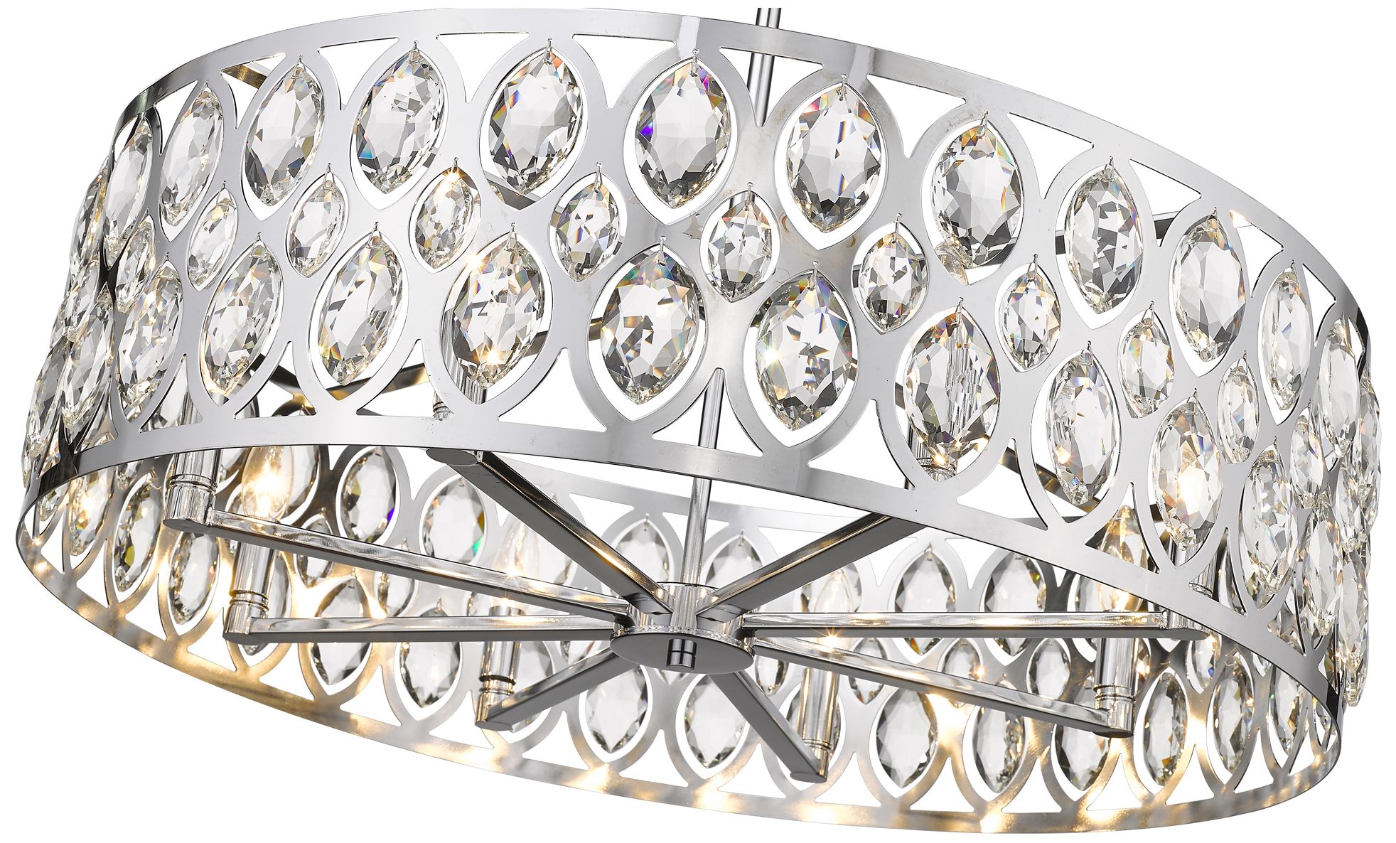 Image 6 Dealey by Z-Lite Chrome 30.25 inch 8 Light Chandelier more views