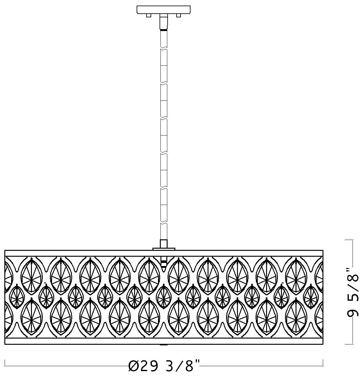 Dealey by Z-Lite Chrome 30.25 inch 8 Light Chandelier