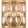 Dealey by Z-Lite Heirloom Brass 2 Light Wall Sconce