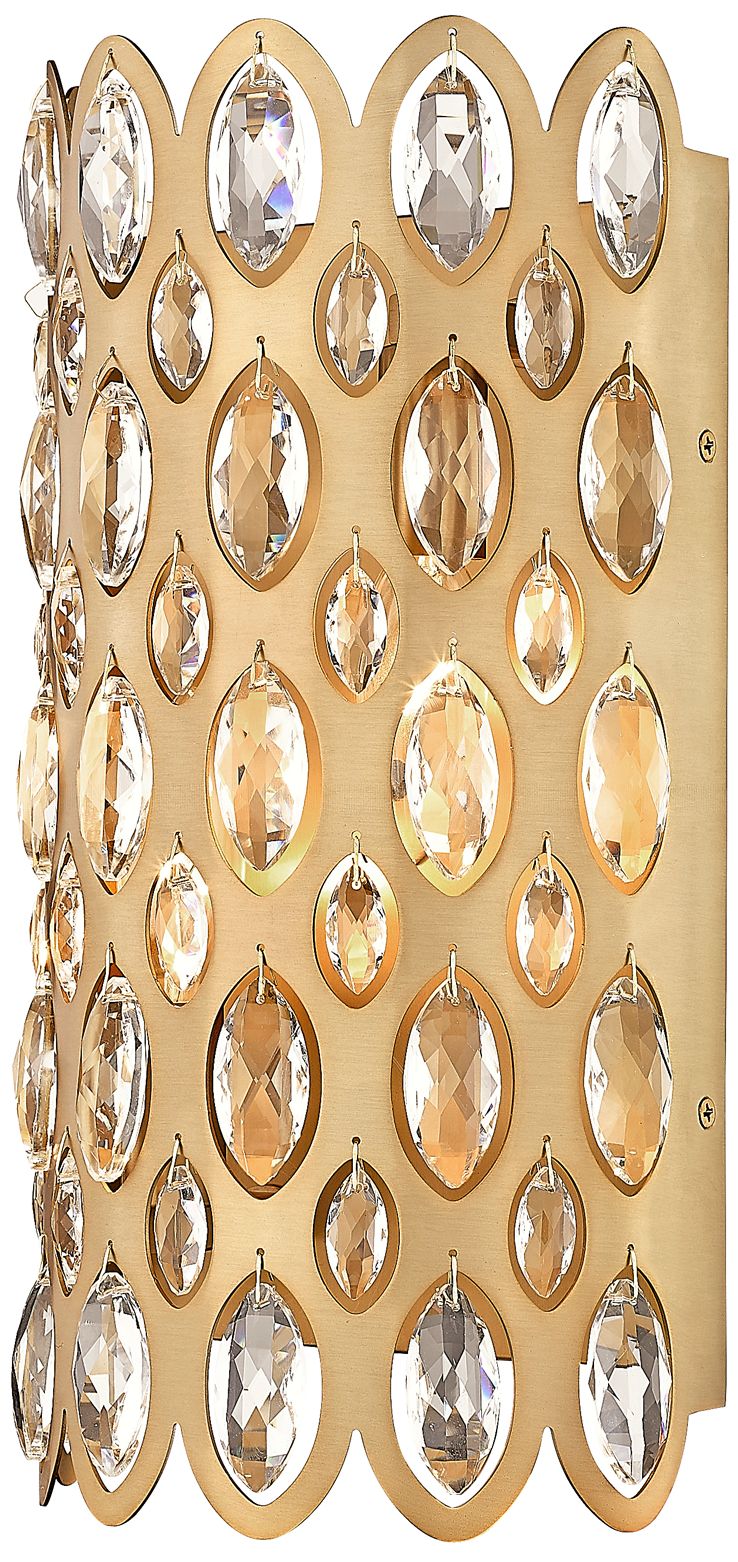 Dealey by Z-Lite Heirloom Brass 6.75 inch 2 Light Wall Sconce