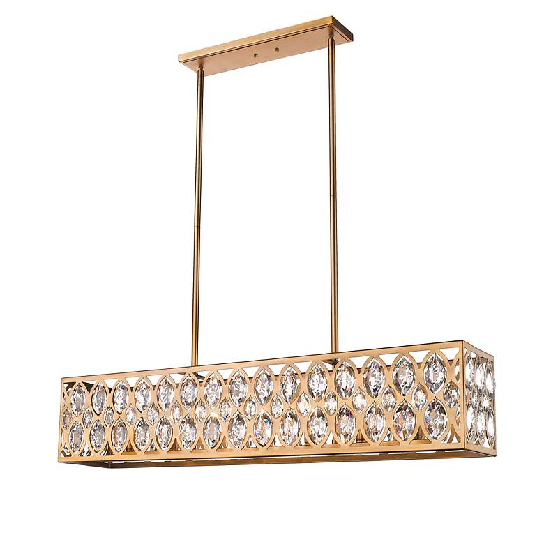 Image 5 Dealey by Z-Lite Heirloom Brass 7 Light Chandelier more views