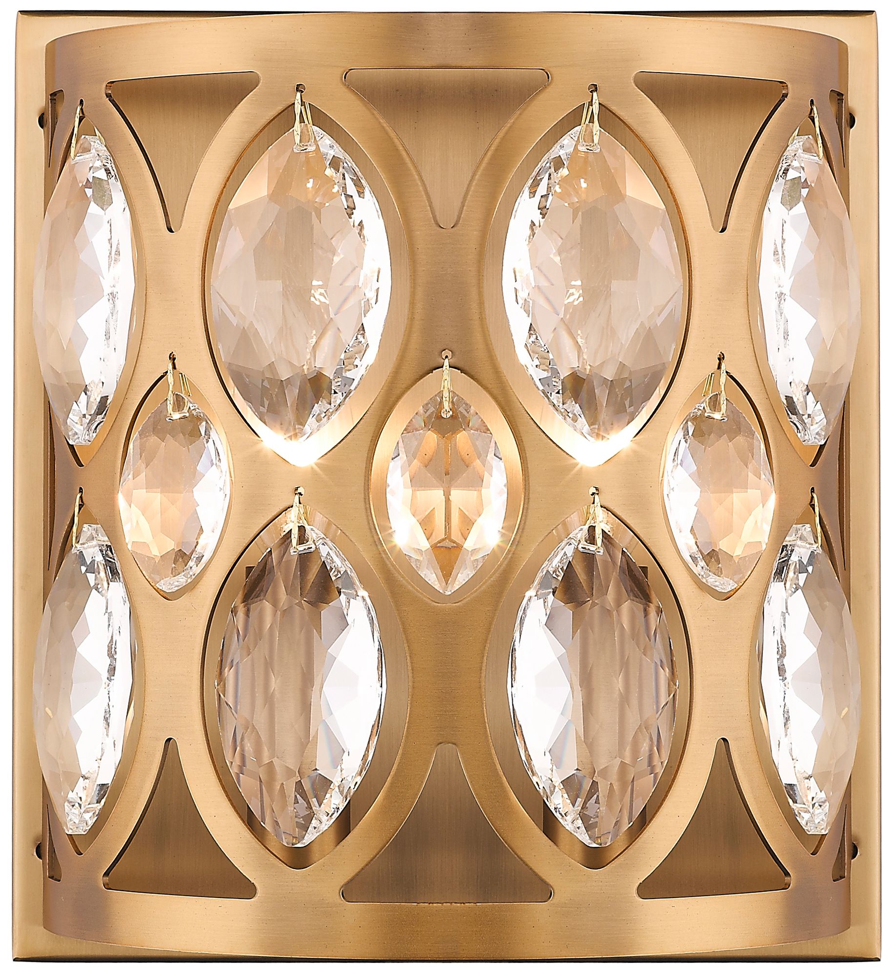 Dealey by Z-Lite Heirloom Brass 8.5 inch 2 Light Wall Sconce
