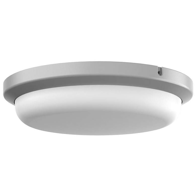 Image 1 Dean 11 inch Wide Textured Grey LED Outdoor Flush Mount
