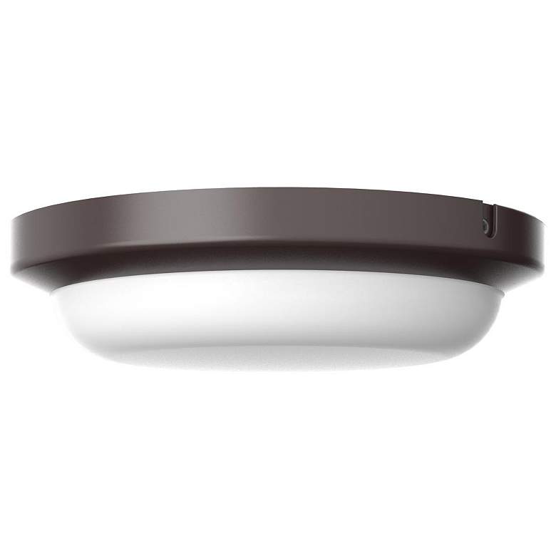 Image 1 Dean 8" Wide Bronze LED Outdoor Ceiling Light