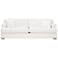 Dean 92" California Casual Sofa, Performance Boucle Snow, Natural Gray
