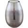 Deary Slate Silver 11 1/4" High Glass Vase