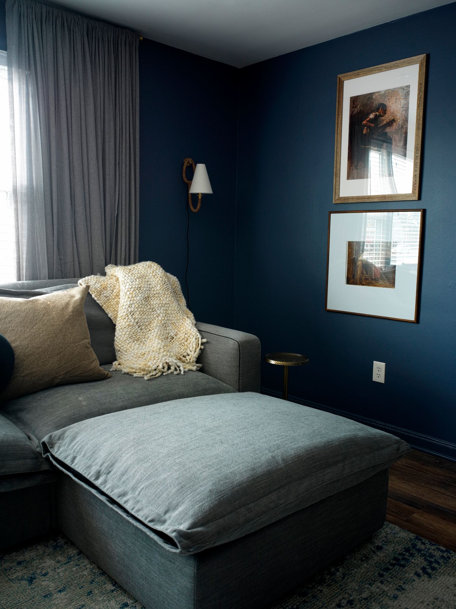 Deaver 14 1/2" High Vintage Gold Leaf Wall Sconce