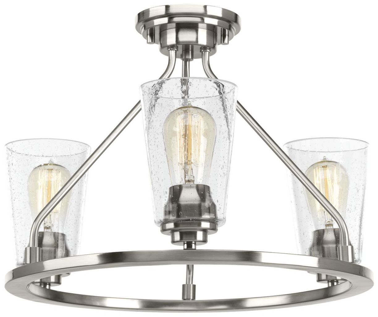 Debut Collection Three-Light Semi-Flush Convertible
