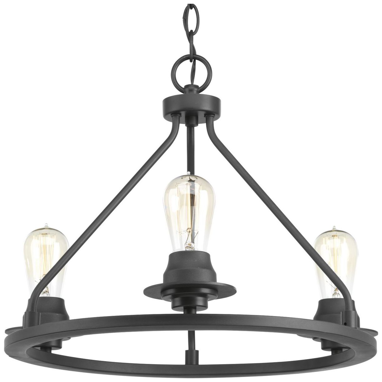 Debut Collection Three-Light Semi-Flush Convertible