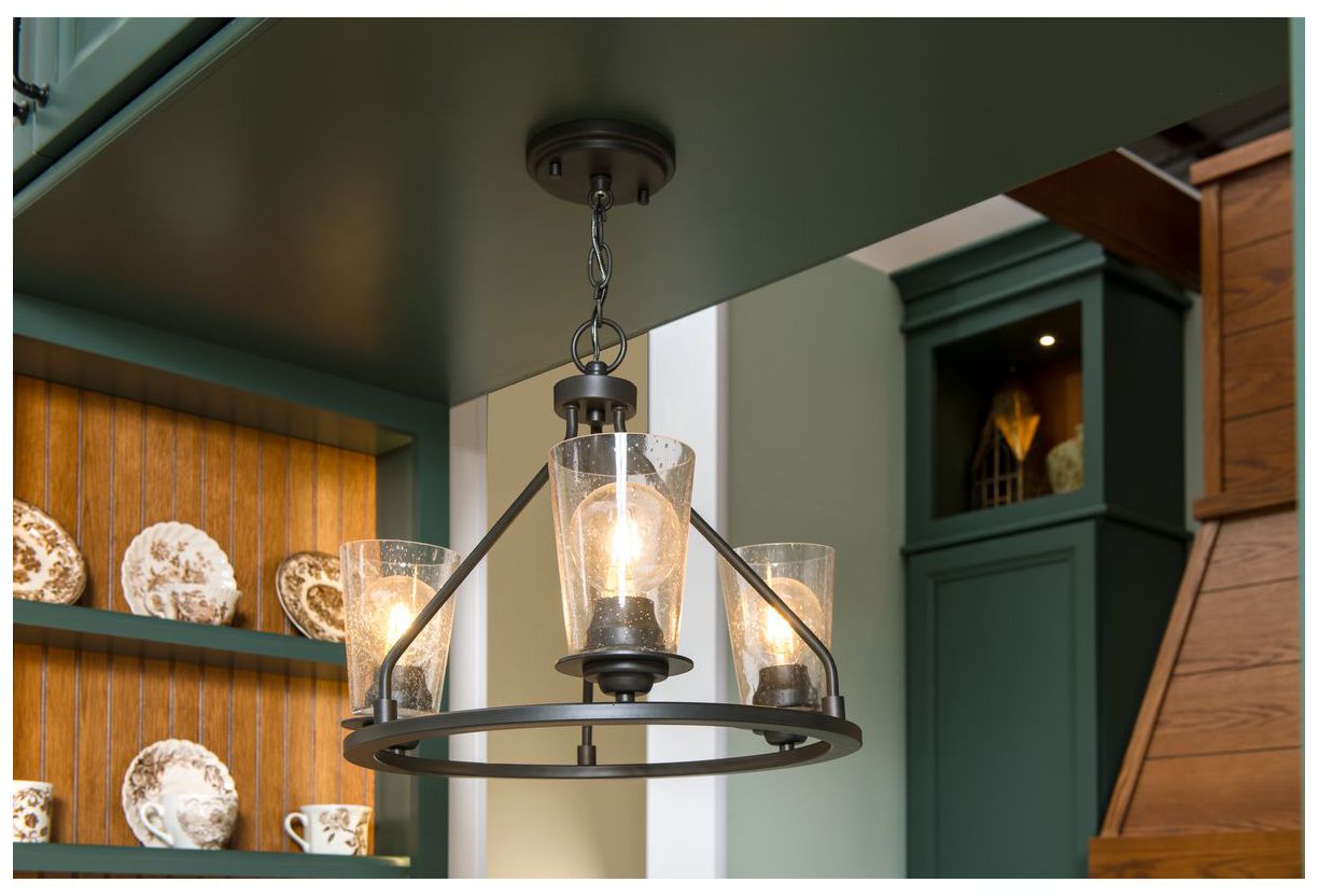 Image 3 Debut Collection Three-Light Semi-Flush Convertible more views