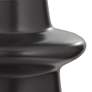 Decker 17 3/4" High Matte Black Ceramic Vase in scene