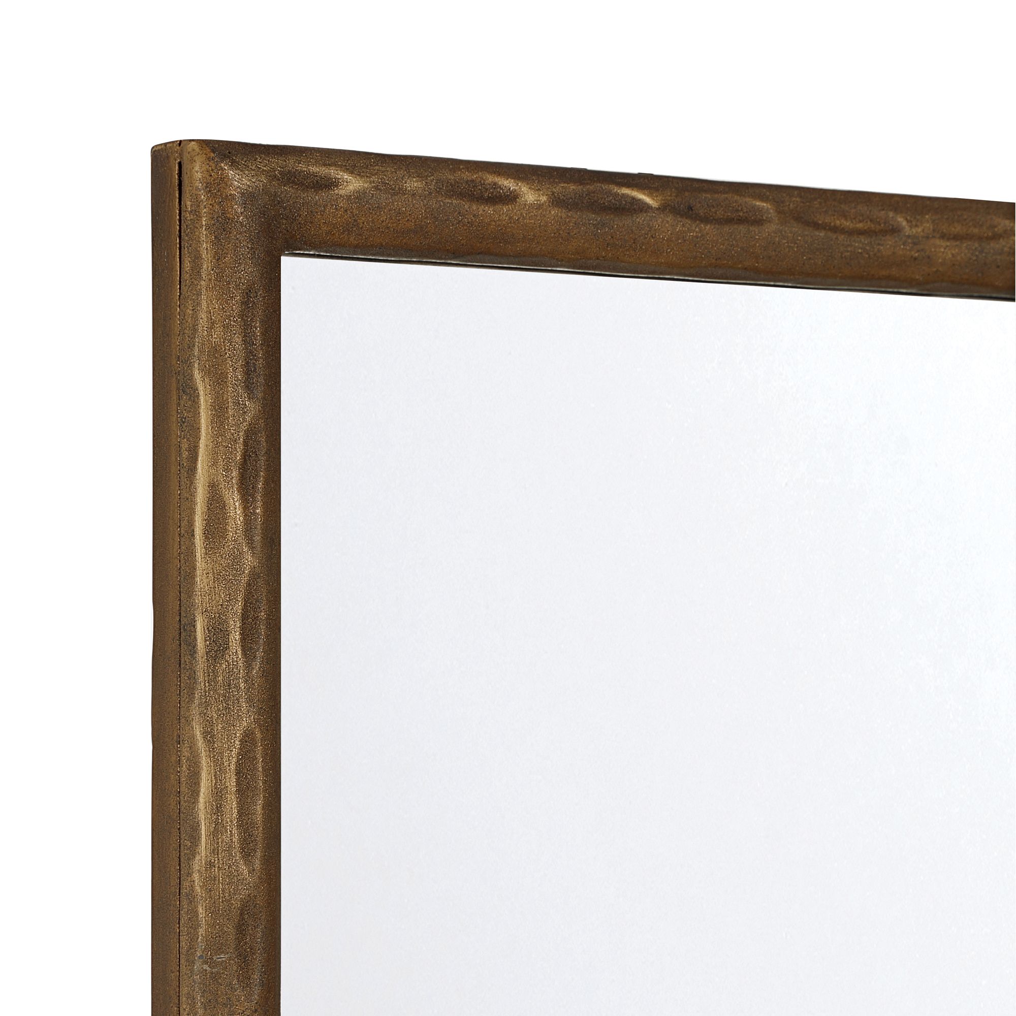 Image 3 Decklin 24" x 39 1/2" Bronzed Gold Iron Rectangle Wall Mirror more views