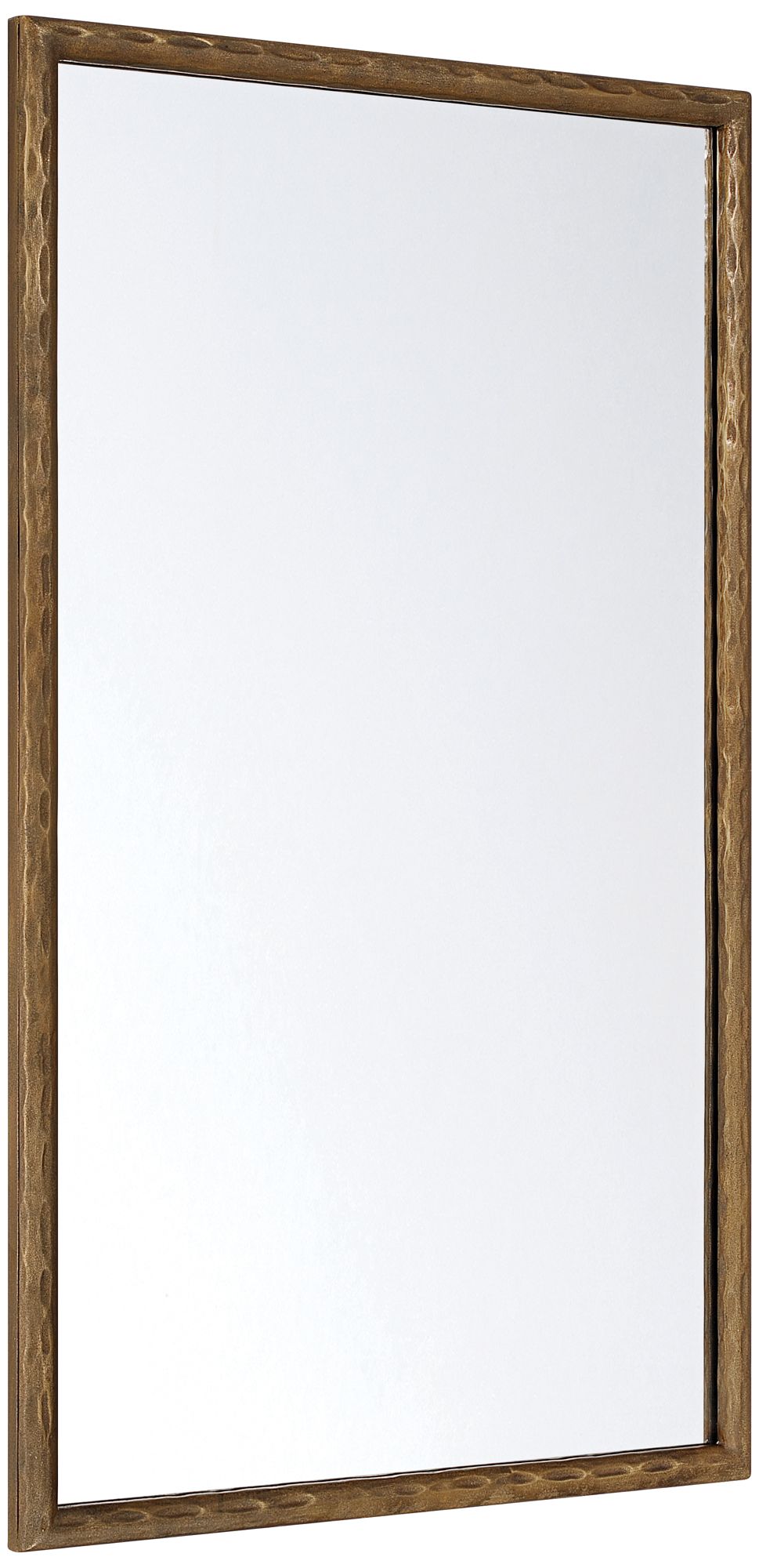 Image 5 Decklin 24" x 39 1/2" Bronzed Gold Iron Rectangle Wall Mirror more views