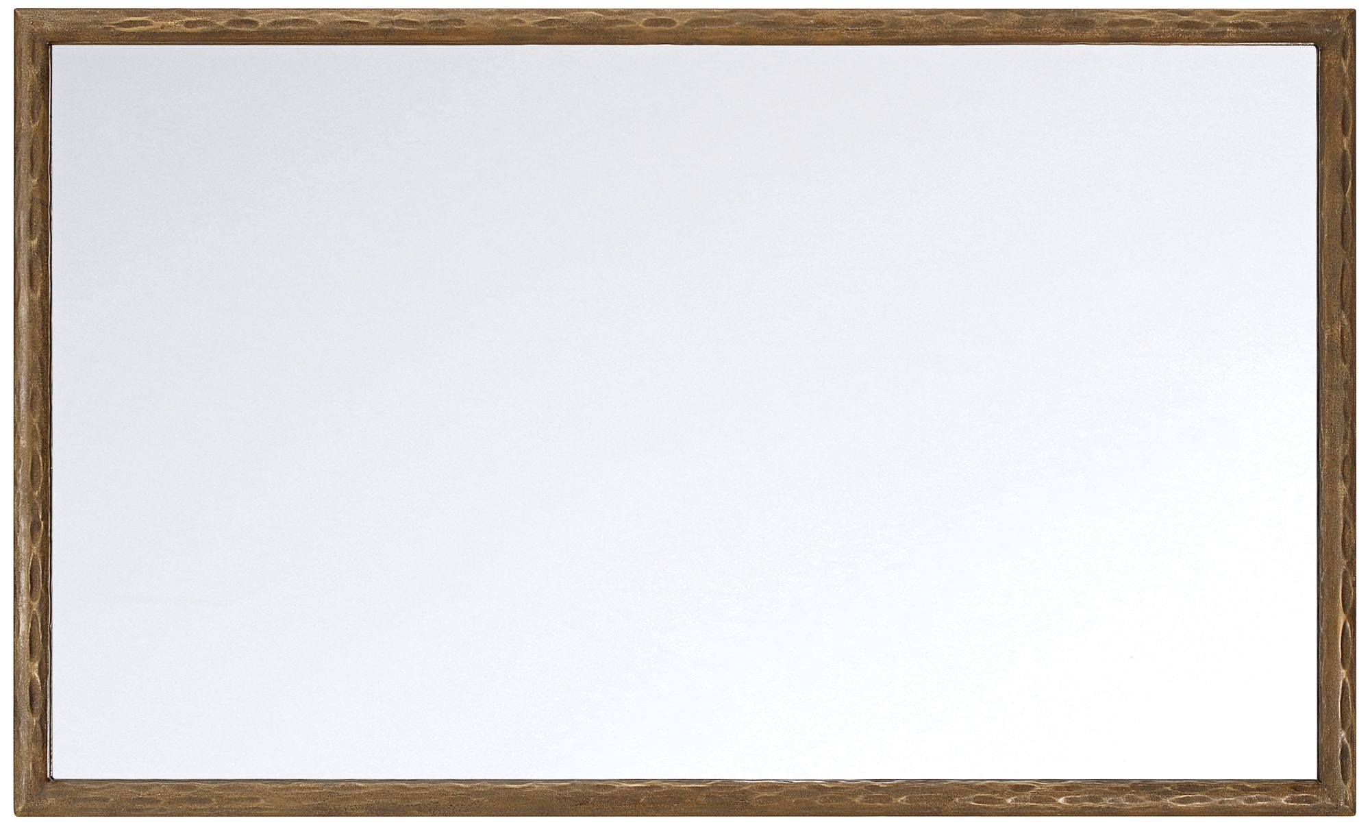 Image 6 Decklin 24" x 39 1/2" Bronzed Gold Iron Rectangle Wall Mirror more views