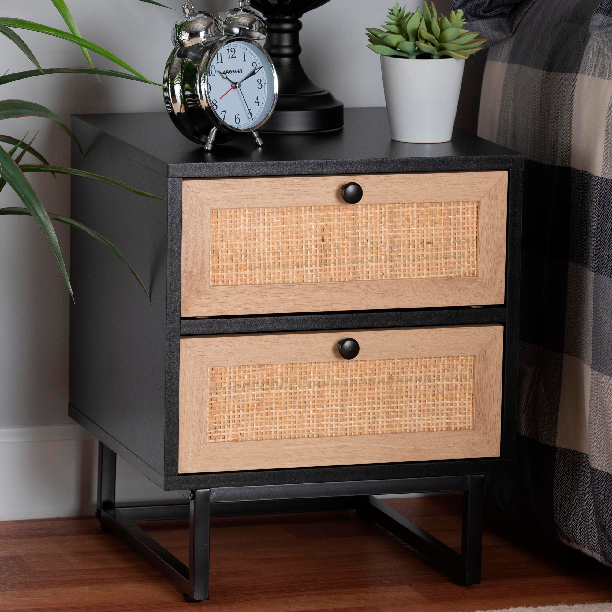 espresso brown nightstand