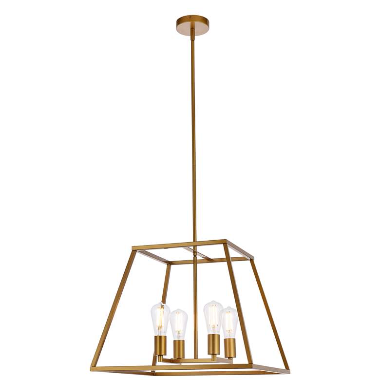 Image 1 Declan 20" Pendant In Brass