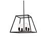 4_Declan 20" Wide Black 4-Light Pendant more views