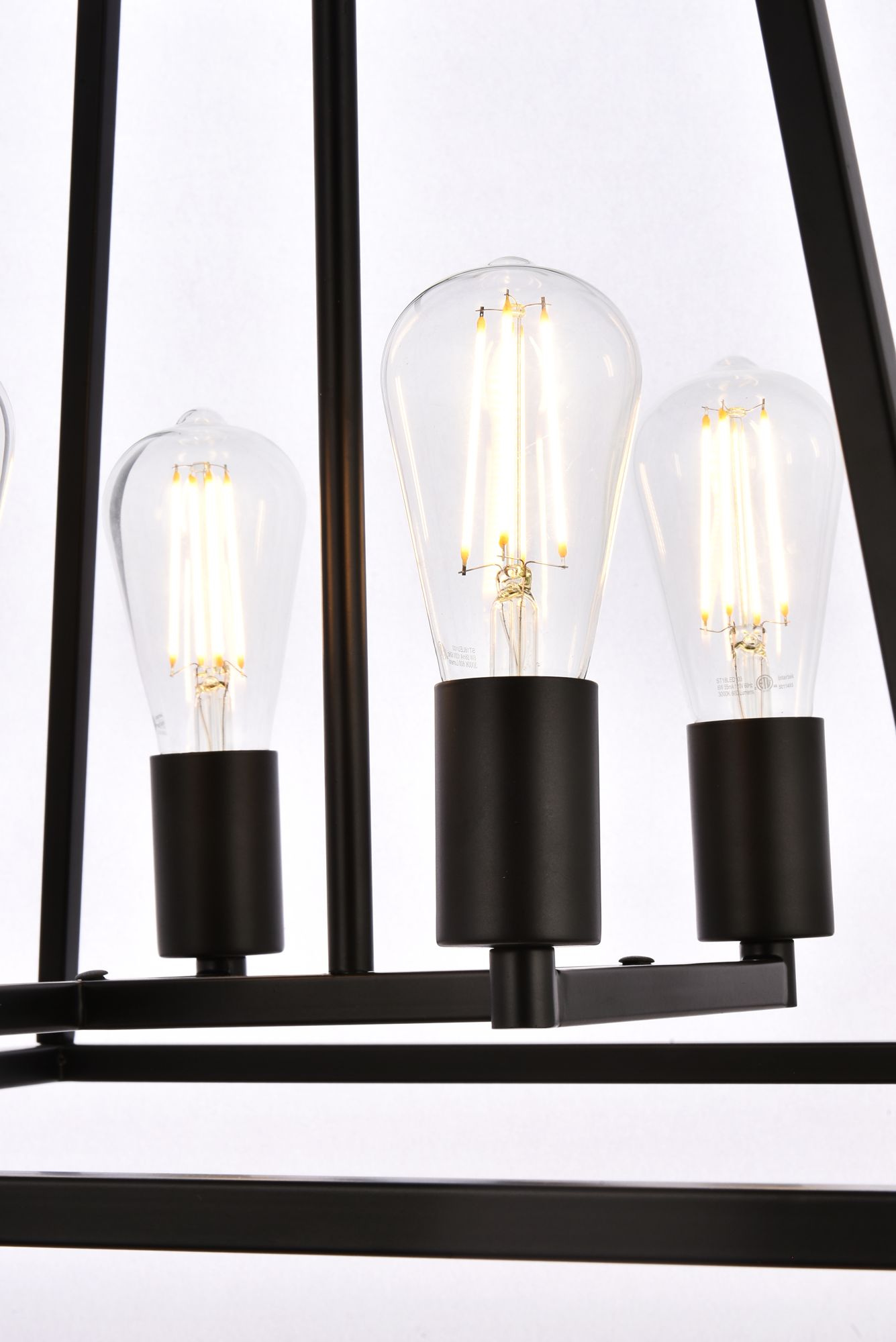 Image 5 Declan 20" Wide Black 4-Light Pendant more views