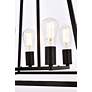 5_Declan 20" Wide Black 4-Light Pendant more views