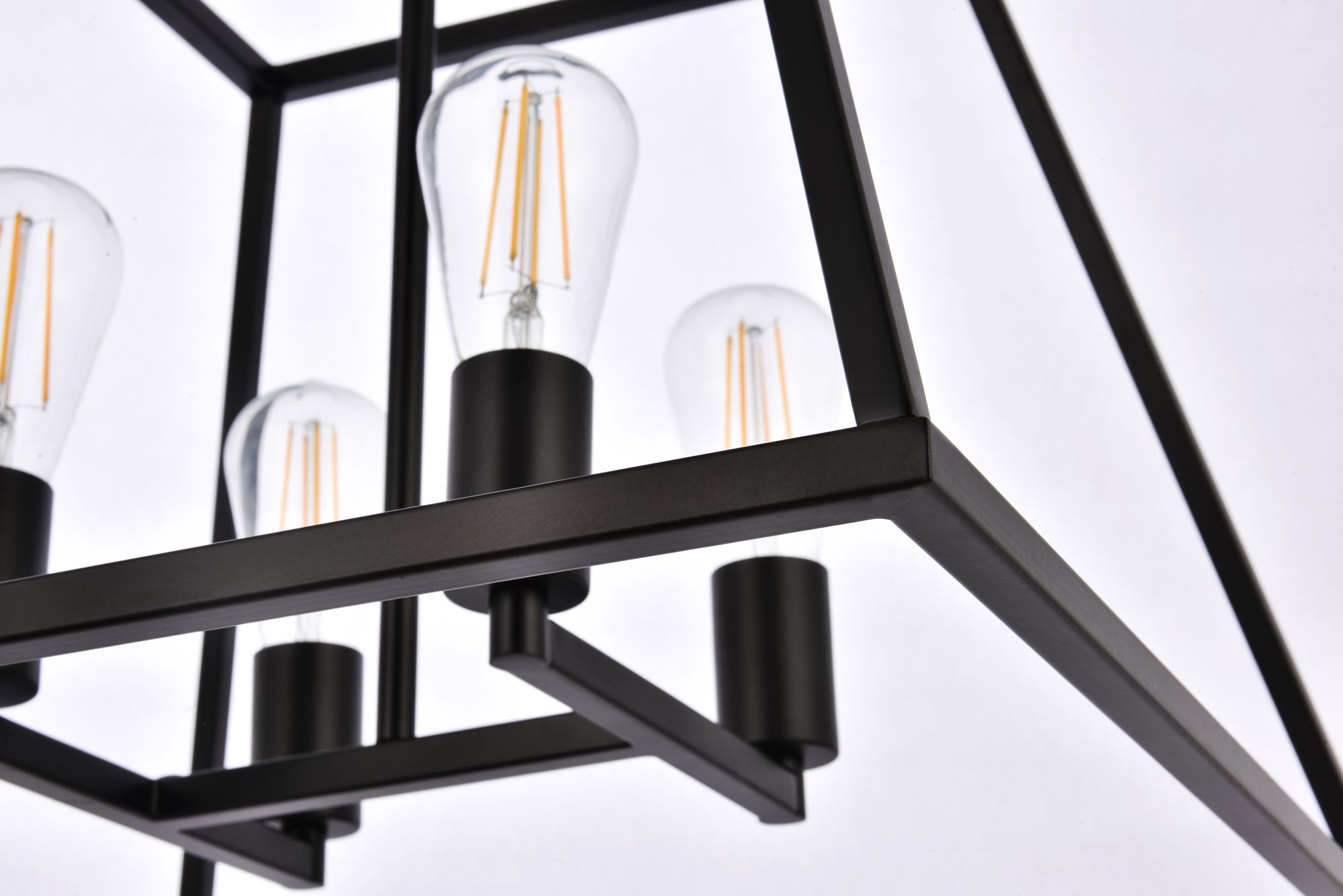 Image 7 Declan 20" Wide Black 4-Light Pendant more views