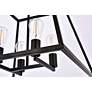 7_Declan 20" Wide Black 4-Light Pendant more views
