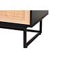 4_Declan 31 1/2"W Espresso Brown Wood 2-Door Storage Cabinet more views