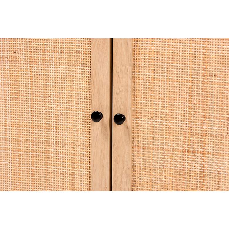 Image 5 Declan 31 1/2"W Espresso Brown Wood 2-Door Storage Cabinet more views