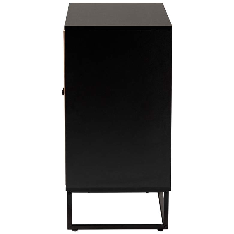 Image 6 Declan 31 1/2"W Espresso Brown Wood 2-Door Storage Cabinet more views