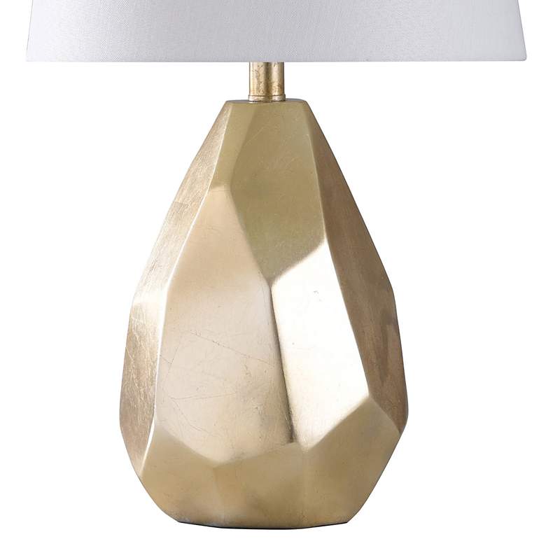 Image 4 Declan Gold Table Lamp with Brussels Off-White Shade more views