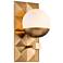 Deco 1 Light Bath Bar in Laquered Gold