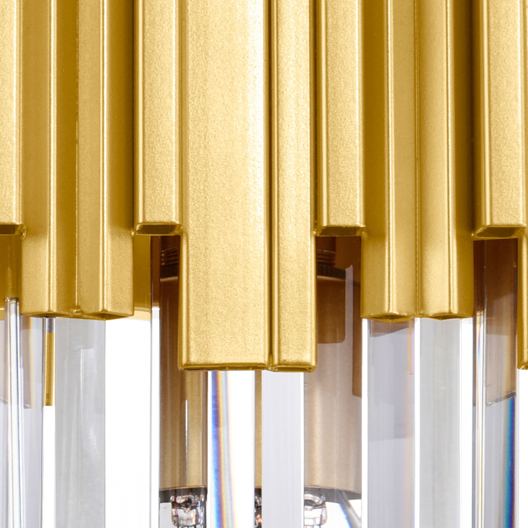 Image 4 Deco 1 Light Medallion Gold Wall Light more views