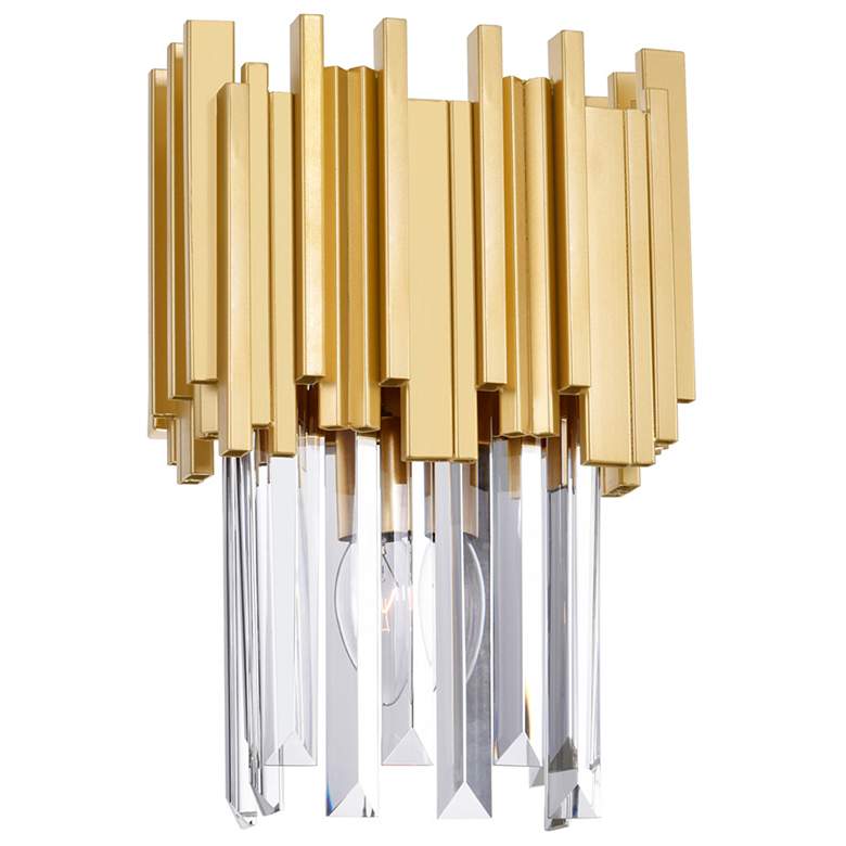 Image 1 Deco 1 Light Wall Light With Medallion Gold Finish