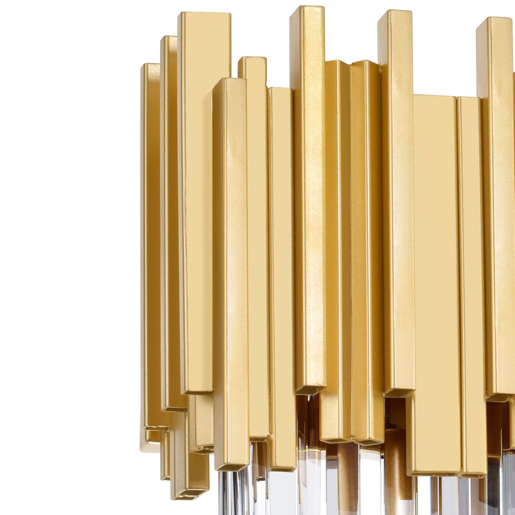 Image 3 Deco 1 Light Wall Light With Medallion Gold Finish more views