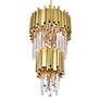 4_Deco 12" Wide Medallion Gold Tiered Mini Chandelier more views