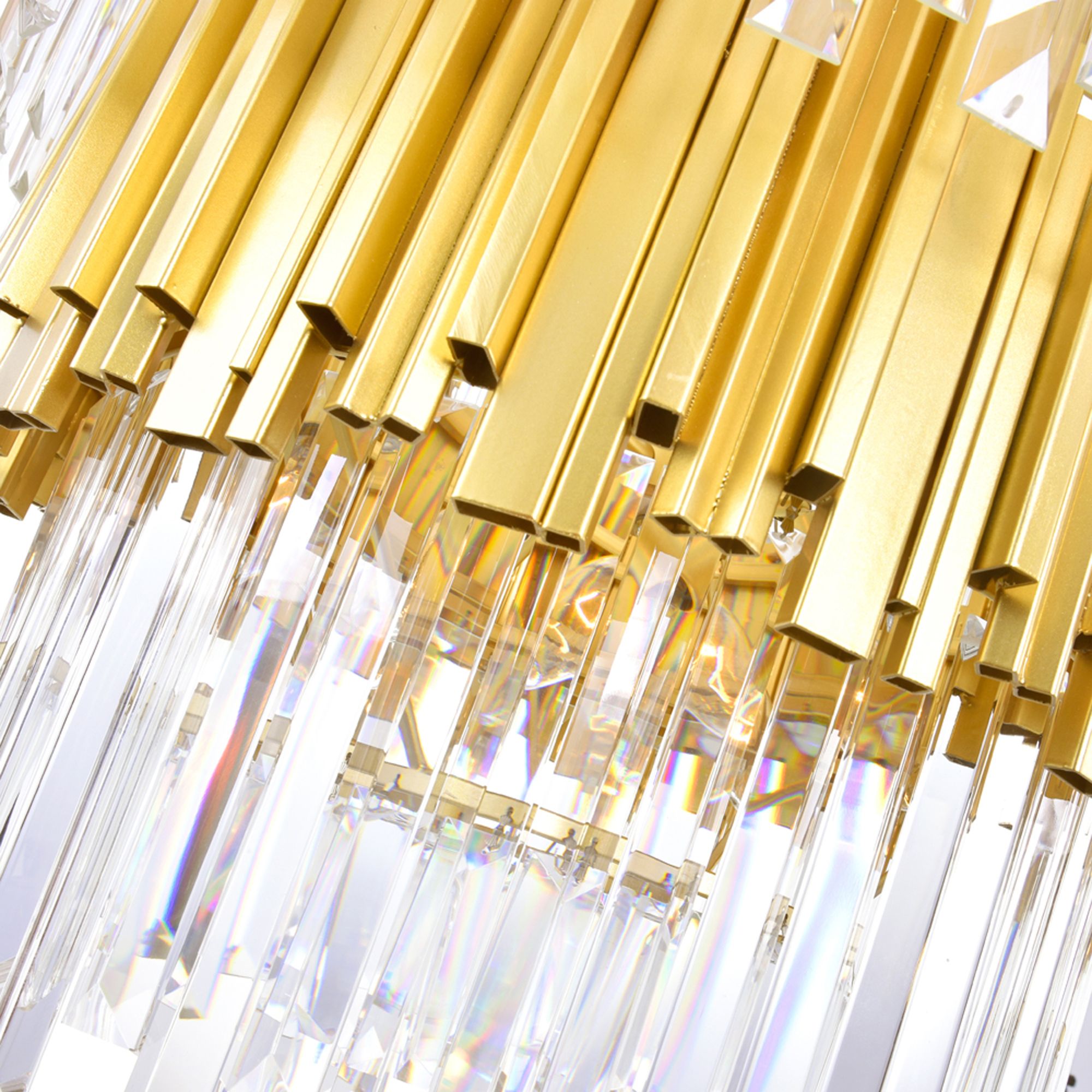 Image 4 Deco 12 Light Down Chandelier With Medallion Gold Finish more views